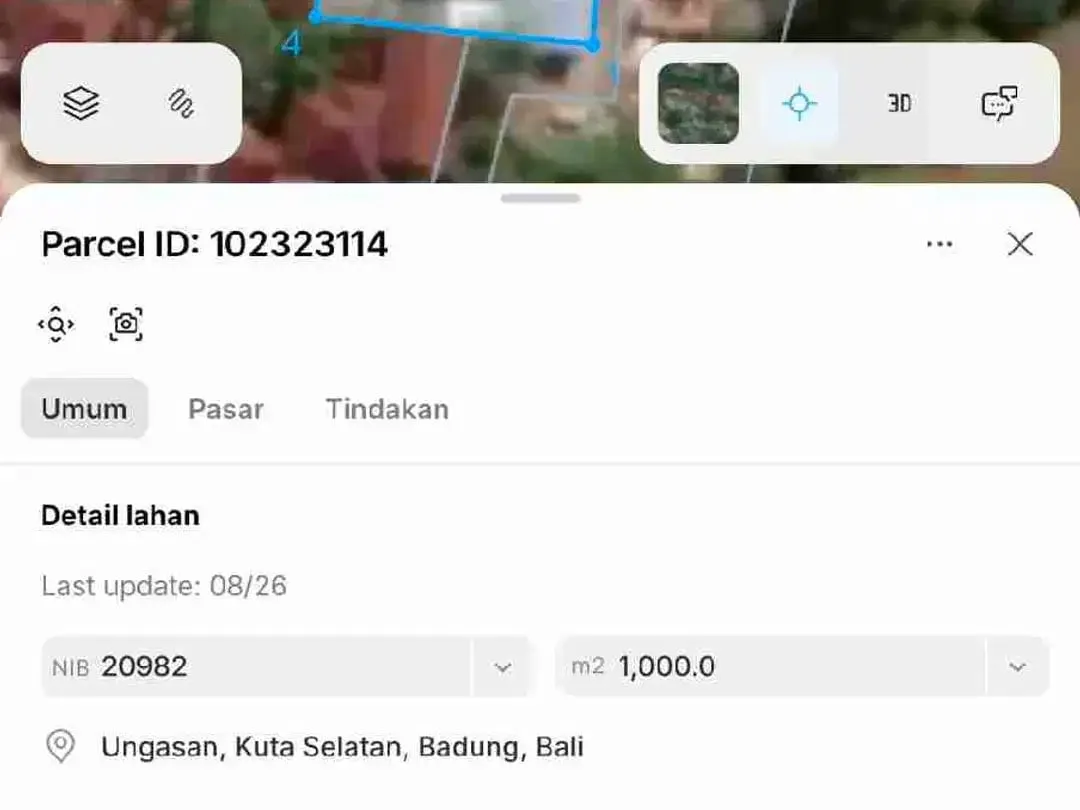 DIJUAL CEPAT — TANAH MURAH & STRATEGIS JALAN UTAMA JIMBARAN ULUWATU - Image 4 of 7