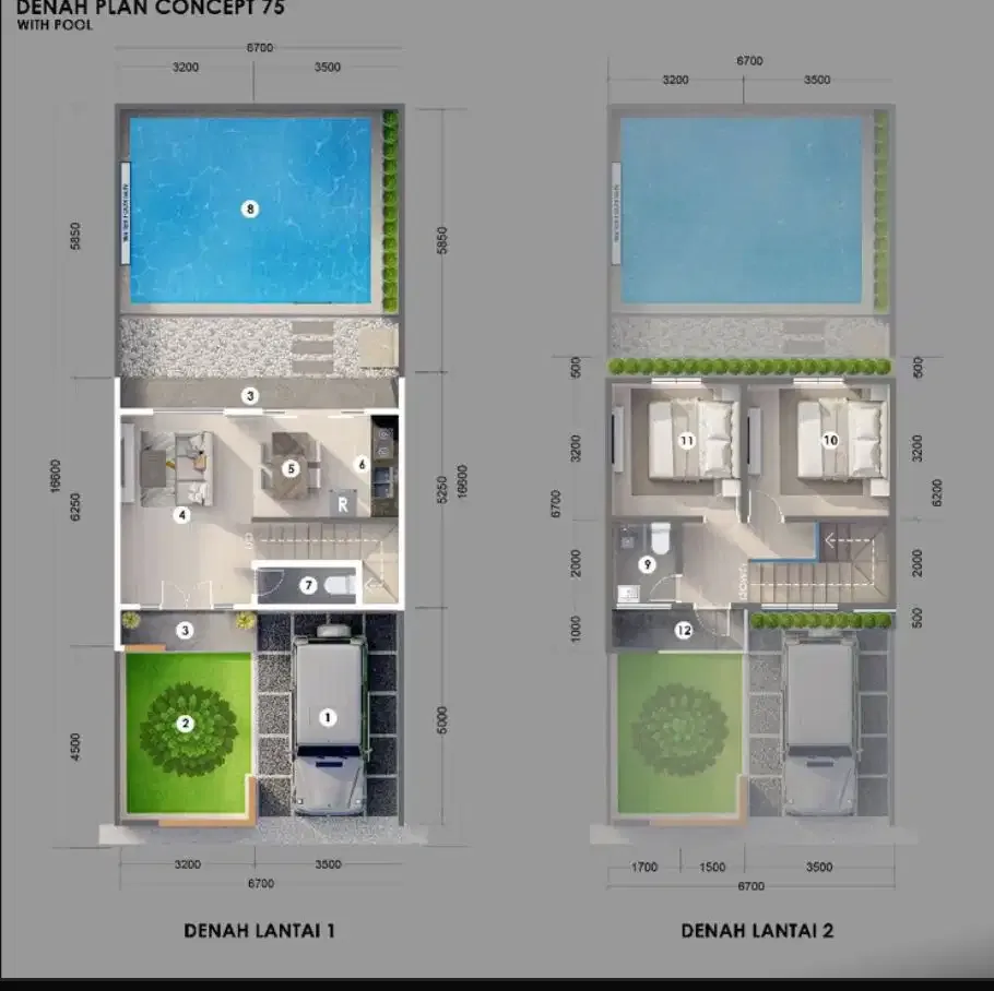 Dijual villa cluster mewah SHM di Puri Gading Jimbaran - Image 9 of 9