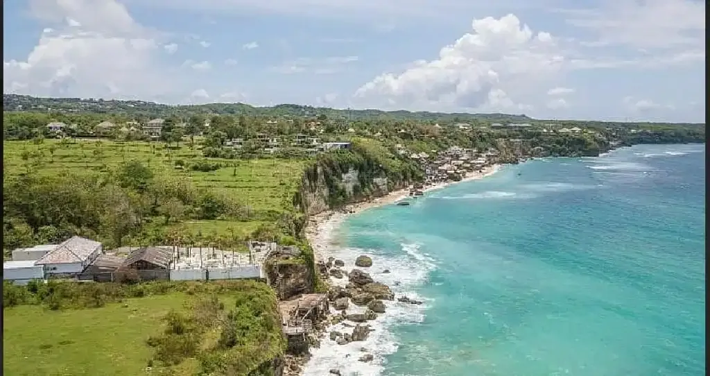 DIJUAL TANAH TEPI TEBING PANTAI DREAMLAND - Image 4 of 10