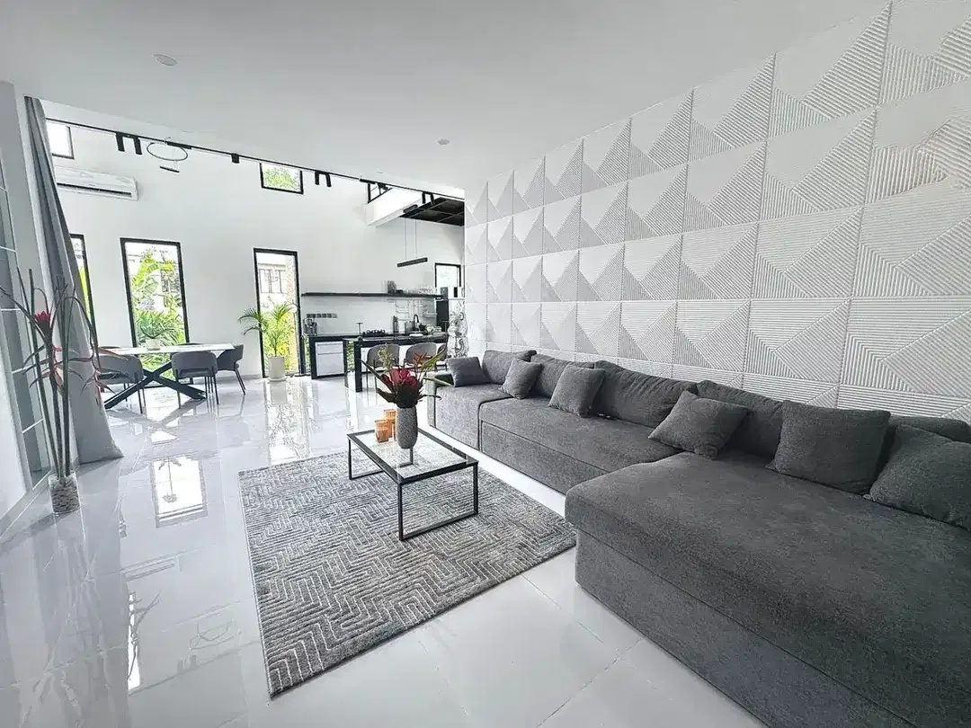ID:H-125 Disewakan Leasehold Villa View Sawah Tumbak Bayuh Canggu Badung Bali Dekat Pererenan Kerobokan Tanah Lot Seminyak - Image 6 of 10