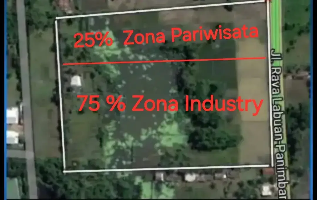 Dijual Tanah 41,666 m2 Jl Raya Panimbang Tanjung Lesung Banten - Image 3 of 6