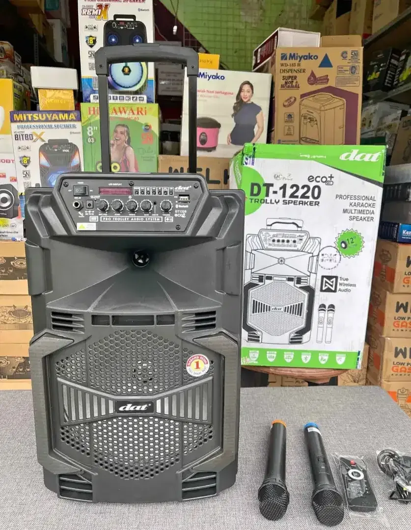 Merk DAT original speaker troly karaoke besar 12 inch - Image 2 of 3