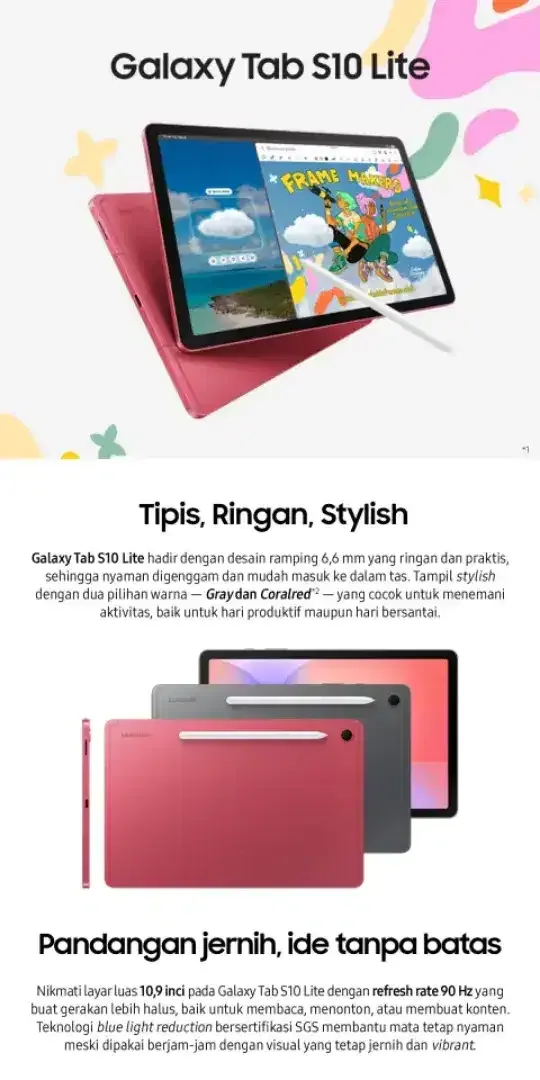 Promo tab S10 lite - Image 2 of 3