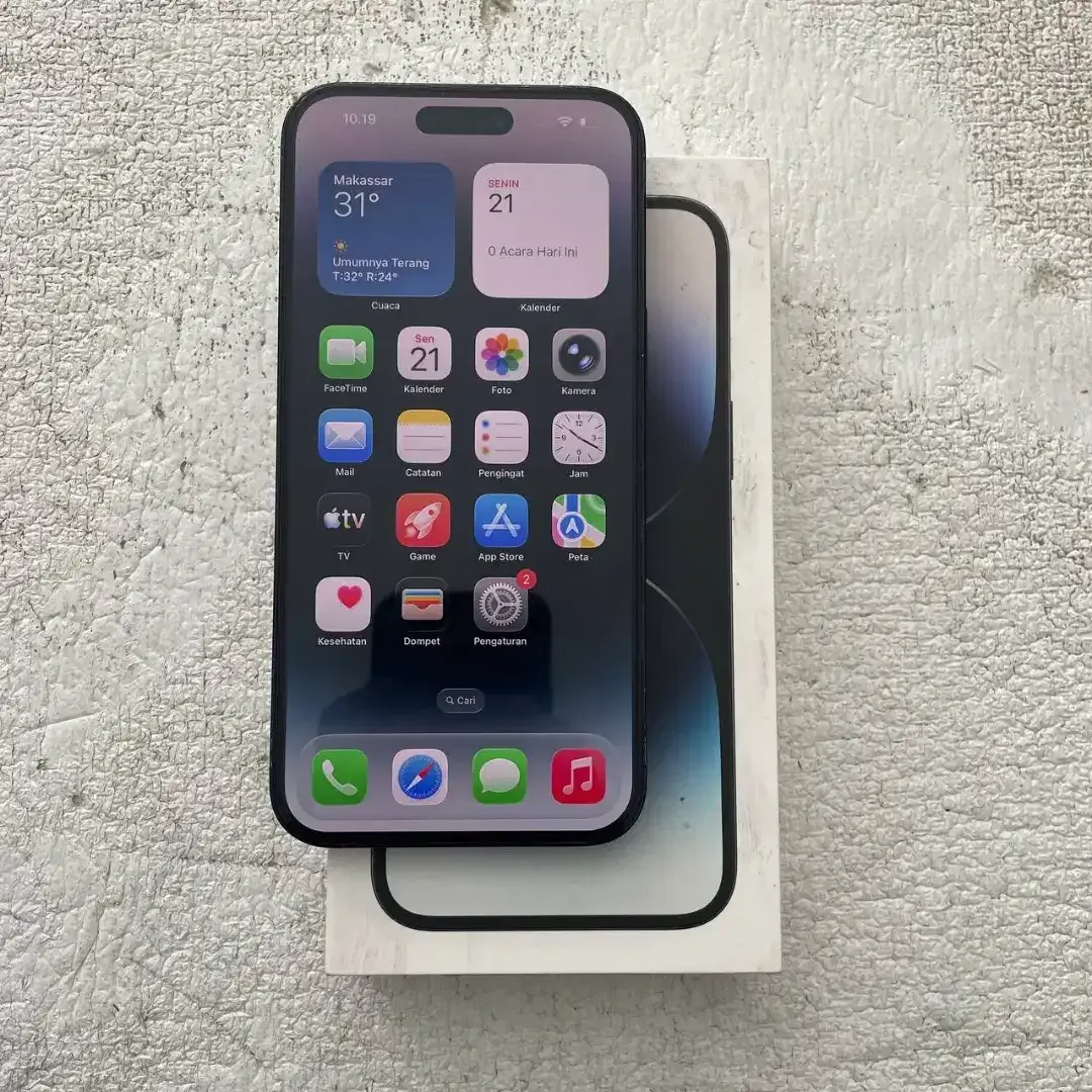iPhone 14 Pro Max iBox PA/A Warna Space Black 256GB - Image 1 of 4