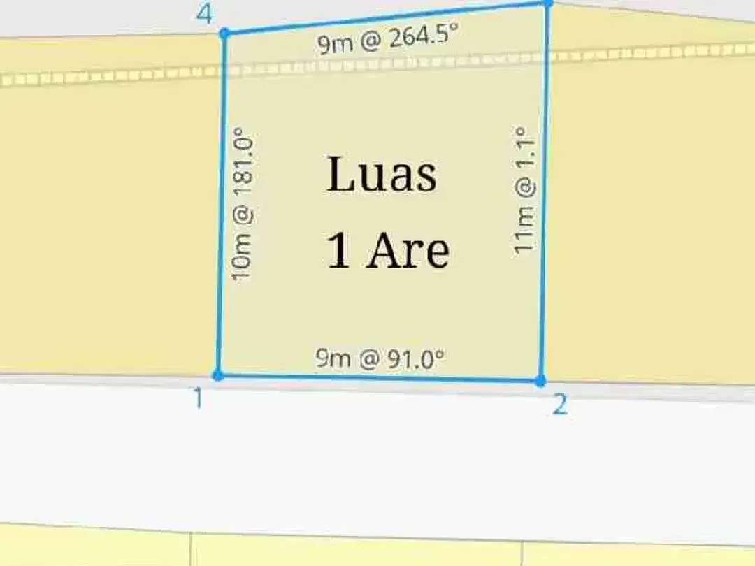 Jual Cepat Tanah 1are/100m² Zona kuning dekat Pantai melasti Ungasan Jl Tukad Selatan. bali - Image 5 of 5