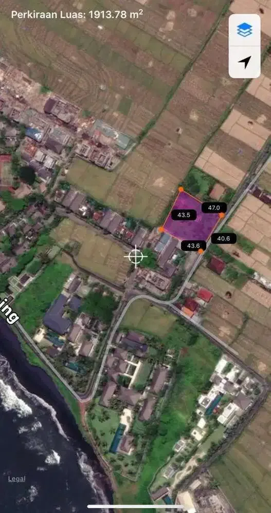 TANAH LUAS DEKAT PANTAI CEMAGI, MENGWI - Image 1 of 5