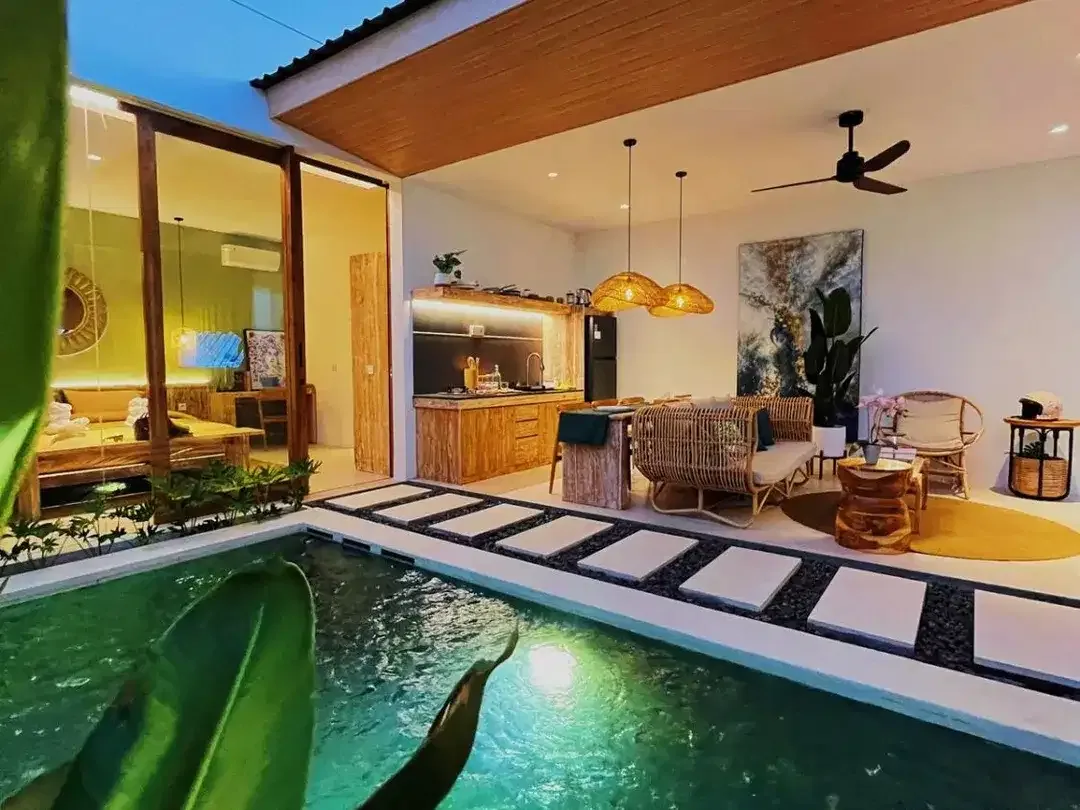 VILLA NEW 2BR PRIVAT POOL LOCATION KEROBOKAN CLOSE SEMINYAK - Image 8 of 10