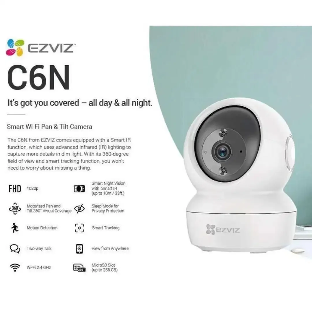 Ezviz Baby Camera Wifi IP Camera BabyCam Portable CCTV Denpasar Bali - Image 2 of 8
