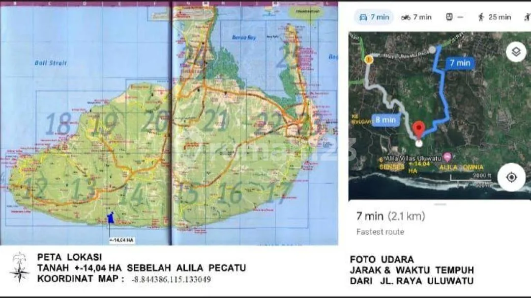 Premium Clift Front Land For Sale In Uluwatu Bali - Image 4 of 4