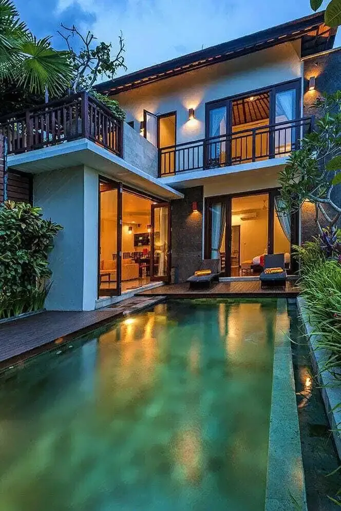 Villa di canggu,kawasan villa,view sawah, sunset,lokasi strategis - Image 1 of 10