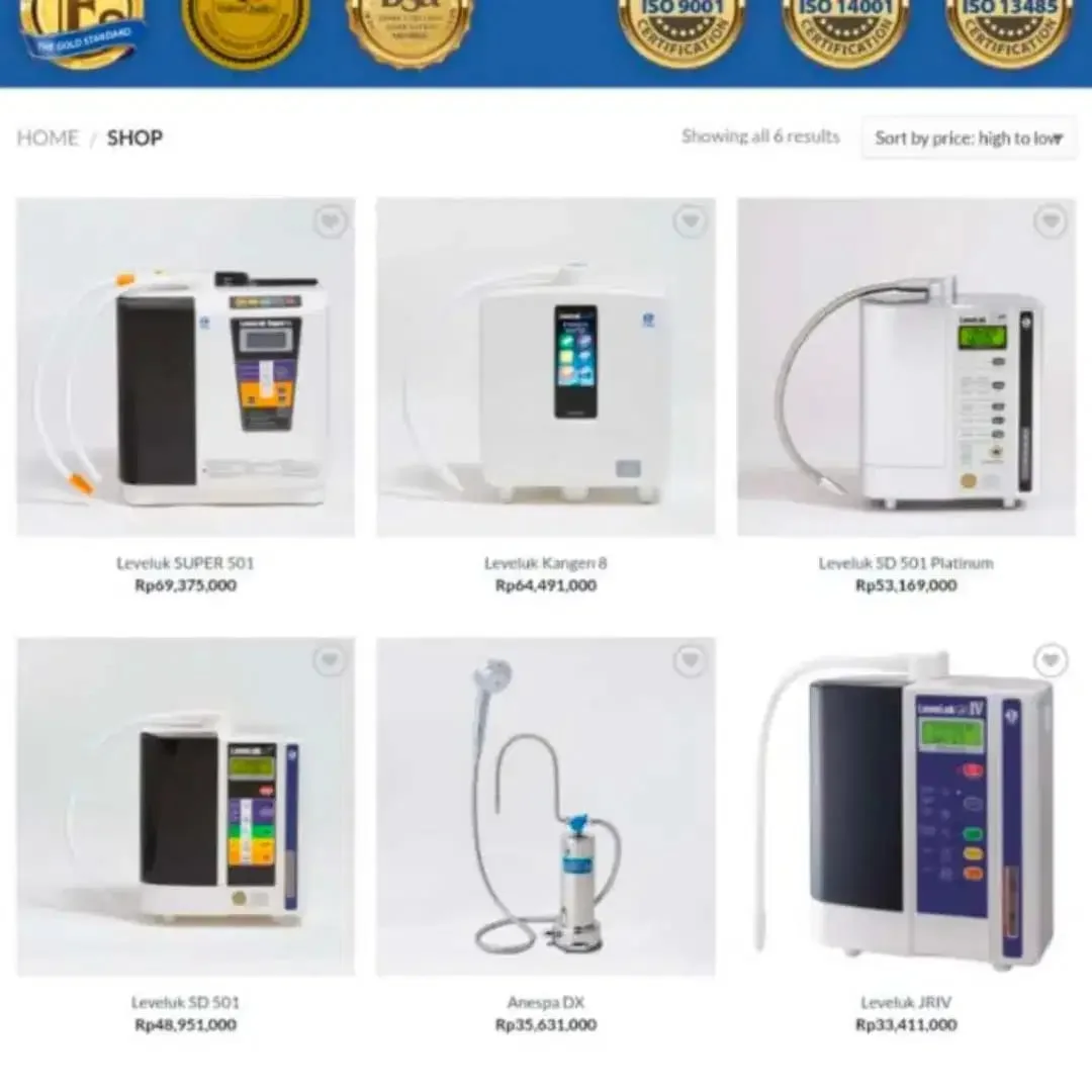 Mesin kangen water Jrlv baru segel 4plat best alkali - Image 4 of 7