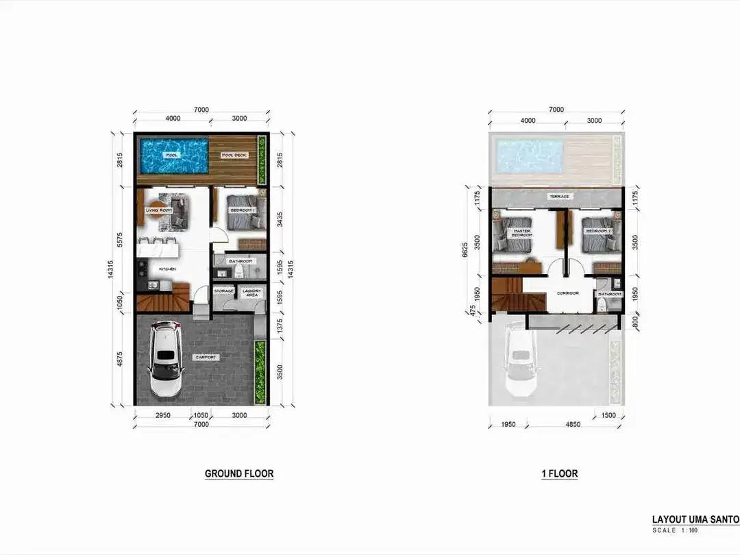 DIJUAL VILLA LAST UNIT FURNISH DI PADONAN CANGGU - Image 3 of 10