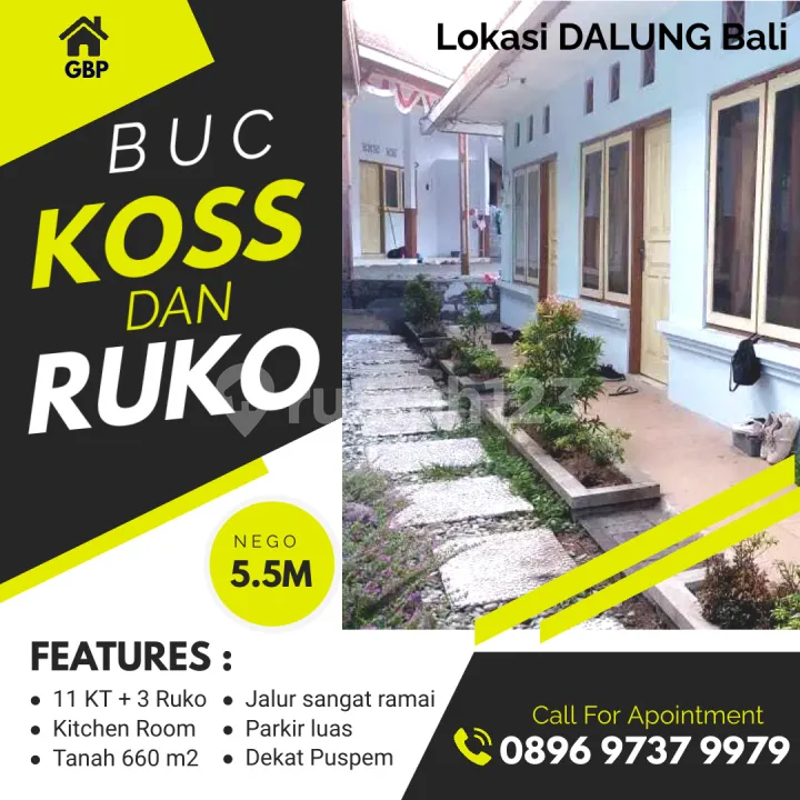 Ruko Bagus Murah di Dalung Kuta Bali SHM - Image 1 of 4
