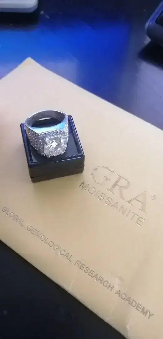 Moissanite cincin perak - Image 3 of 3