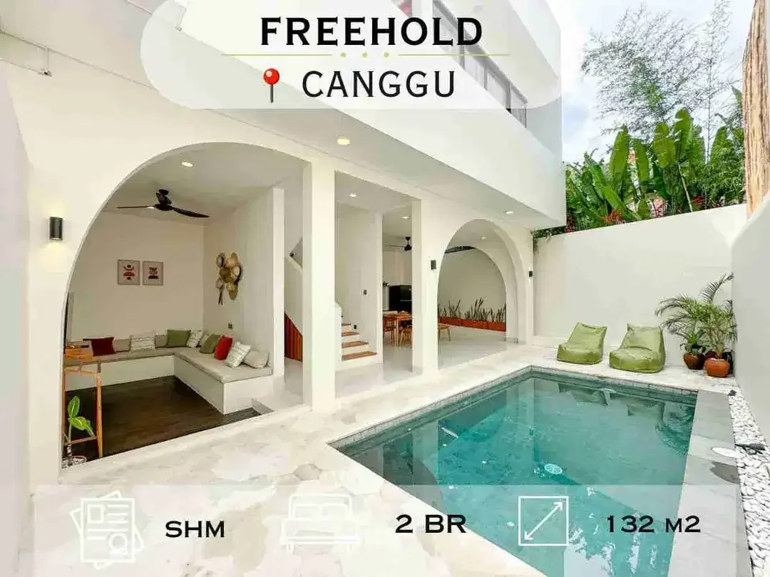 Brand New Modern 2 Bedrooms Villa At Canggu Bali - Image 1 of 8