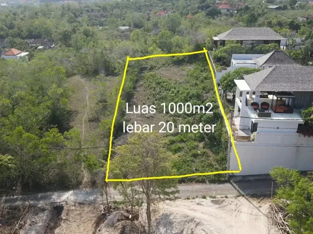 Tanah Premium - Dekat Melasti Beach - Ocean View - 10 Are - Image 1 of 5