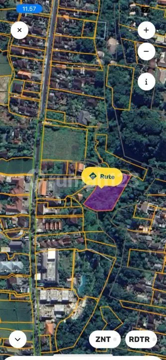 Dijual Cepat Tanah Los Sungai di Pusat Ubud, Bali - Image 3 of 4