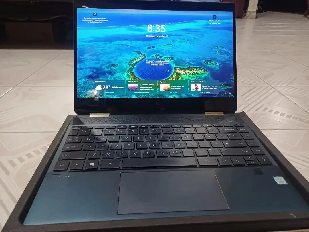 LAPTOP HP SPECTRE X360  i7-8565U fullset original resmi - Image 1 of 10
