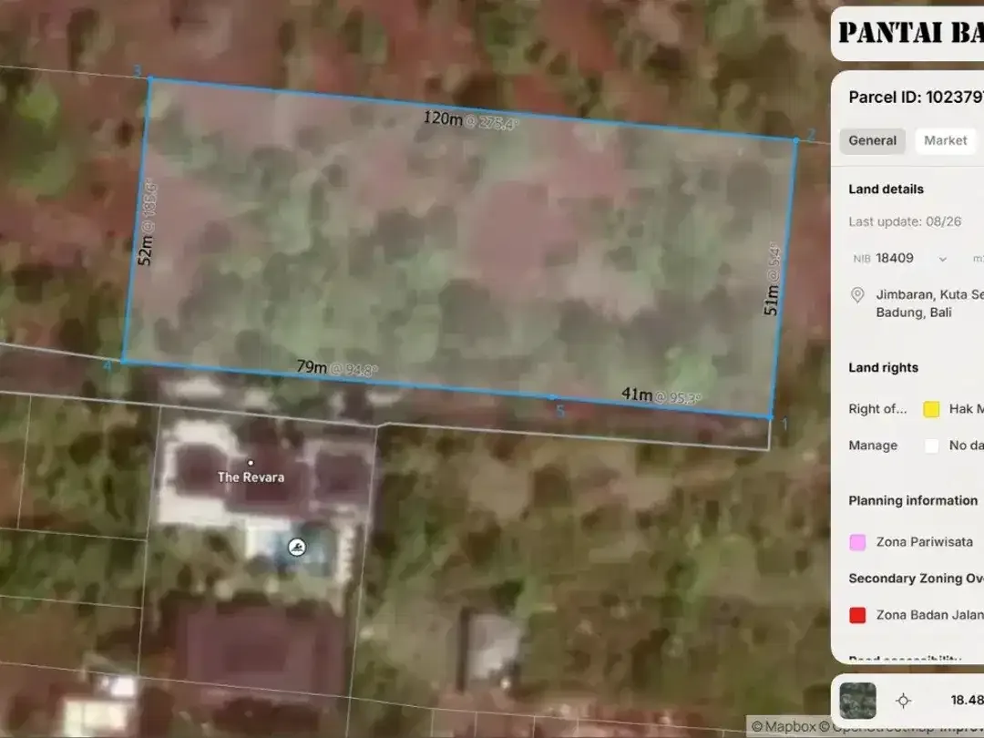Prime Investment - Lahan Eksklusif 60 Are di Pantai Balangan - Image 4 of 4