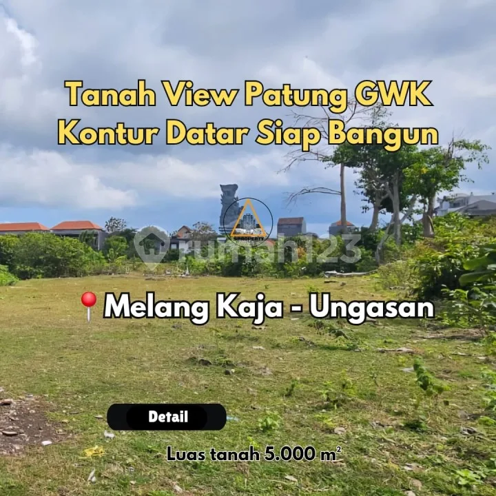 Tanah View Patung GWK di Jalan Melang Kaja Ungasan - Image 1 of 4