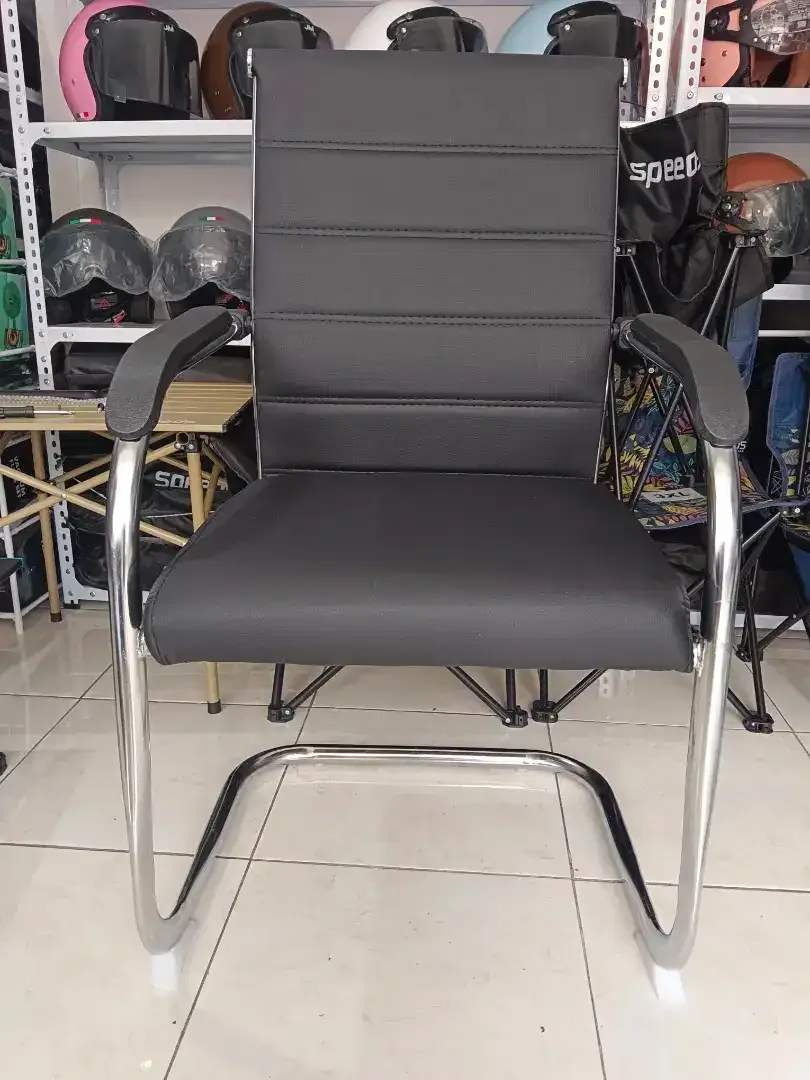 450rb BARU-Kursi Hadap Kantor/Kerja/Belajar Terbaru Bahan Busa Kulit - Image 7 of 8