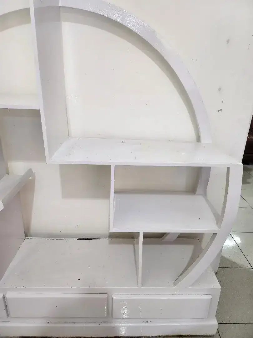 Dijual Murah Lemari Rak JATI Bulat - Image 9 of 10