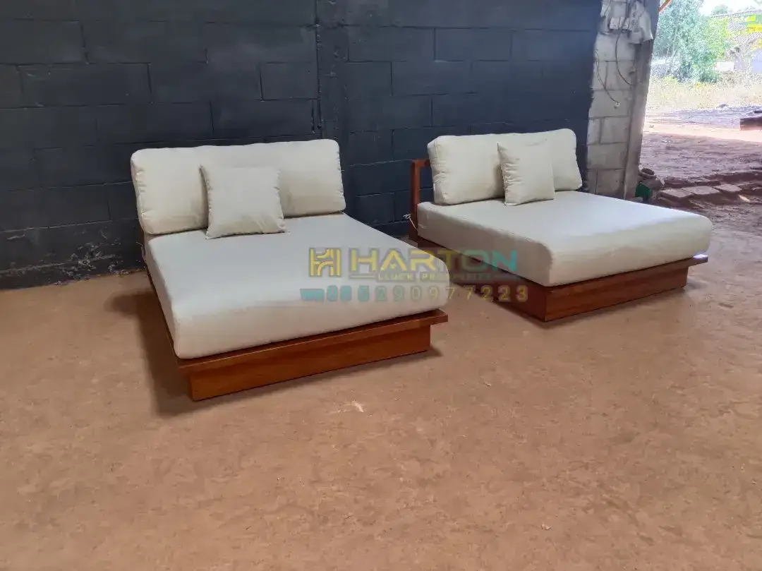 Kursi lipat kursi taman kursi  custome furniture sun bed lounger - Image 1 of 3