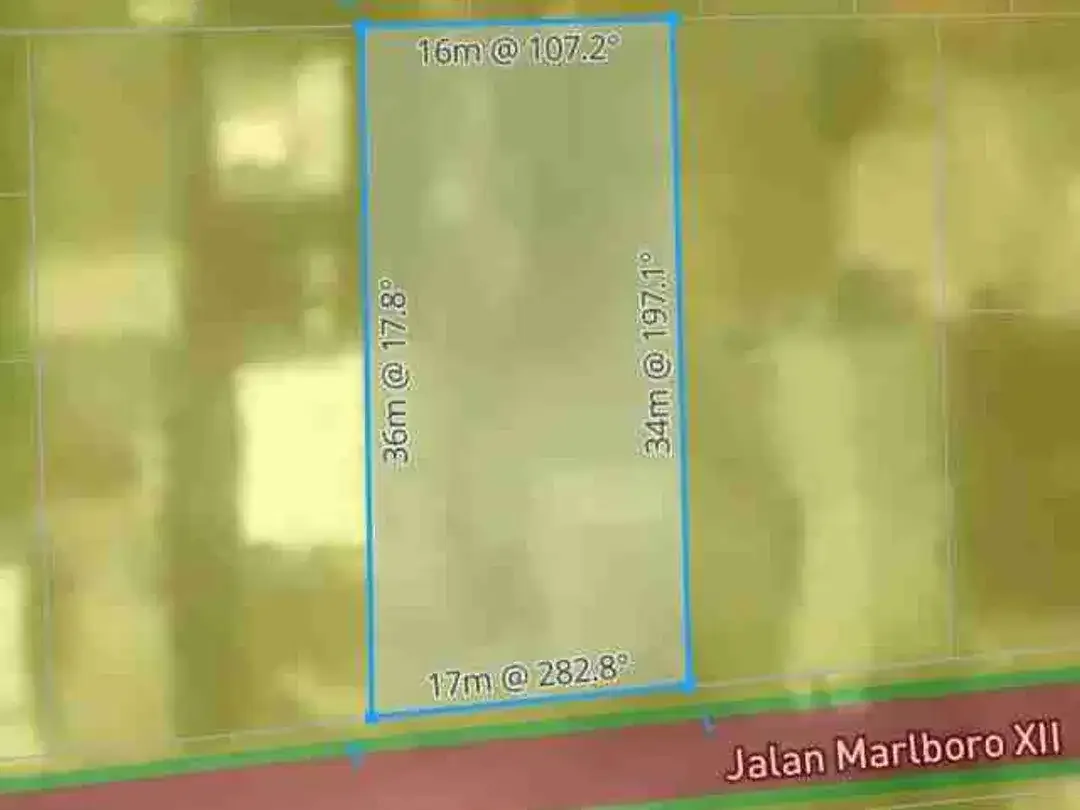 Tanah Komersial Tengku Umar Barat 595 m² Akses 7 Meter - Image 1 of 7