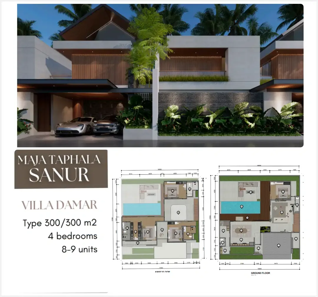 JUAL EXLUSIVE VILLA DI JL UTAMA BYPASS NGURAH RAI, DENGAN KONSEP ONEGATE & SEKURITI SYSTEM - Image 10 of 10