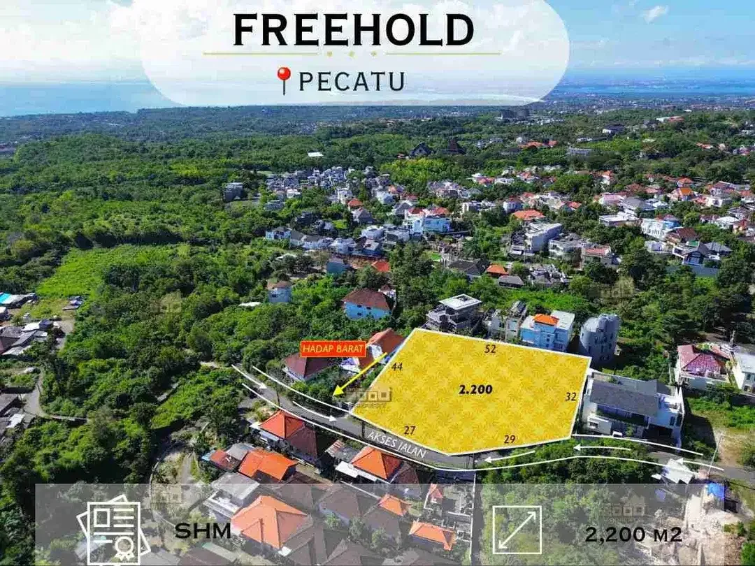 Ocean View Land For Sale – Uluwatu, Bali - Image 1 of 7