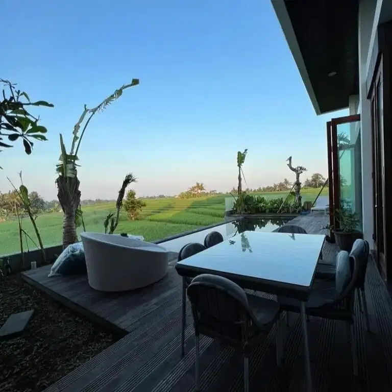 3BR tranquil luxury villa for yearly rent in Tanah Lot, Tabanan - Image 2 of 10
