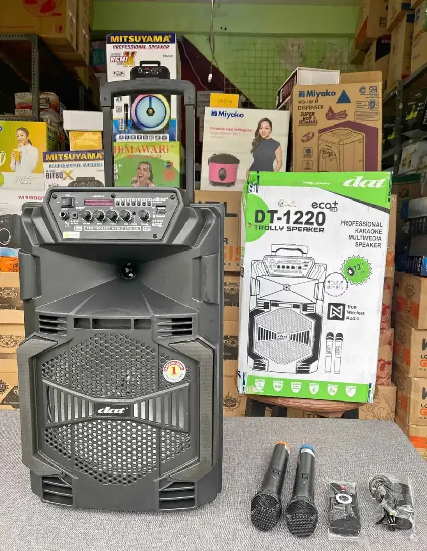 Merk DAT original speaker troly karaoke besar 12 inch - Image 3 of 3