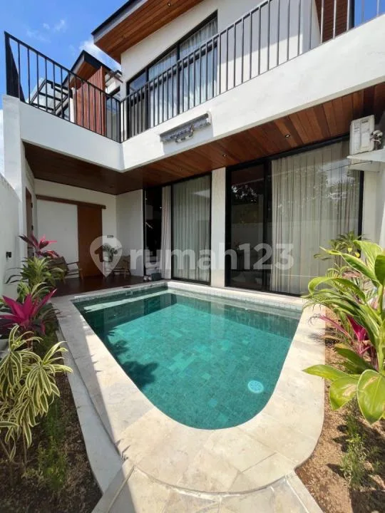 Yearly Rent Brand New Modern Tropical Villa 2 Bedrooms In Pererenan Bali. - Image 2 of 4
