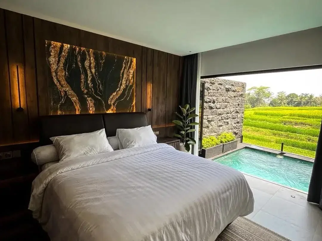 Luxury Rice Field View Villa - 3Br Ensuite - Private Pool - Image 9 of 10