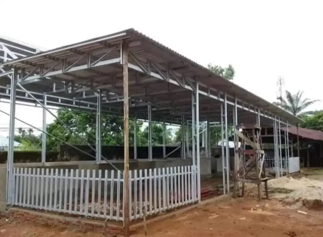 Kanopi baja ringan, rangka baja ringan, Canopy besi hollo, plafon PVC - Image 6 of 9