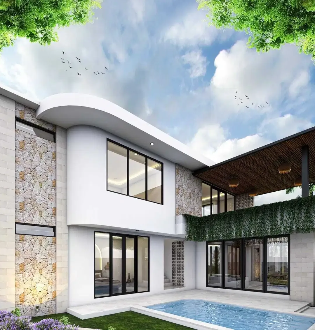 Modern Villa Cemagi Near Beach - Image 3 of 10