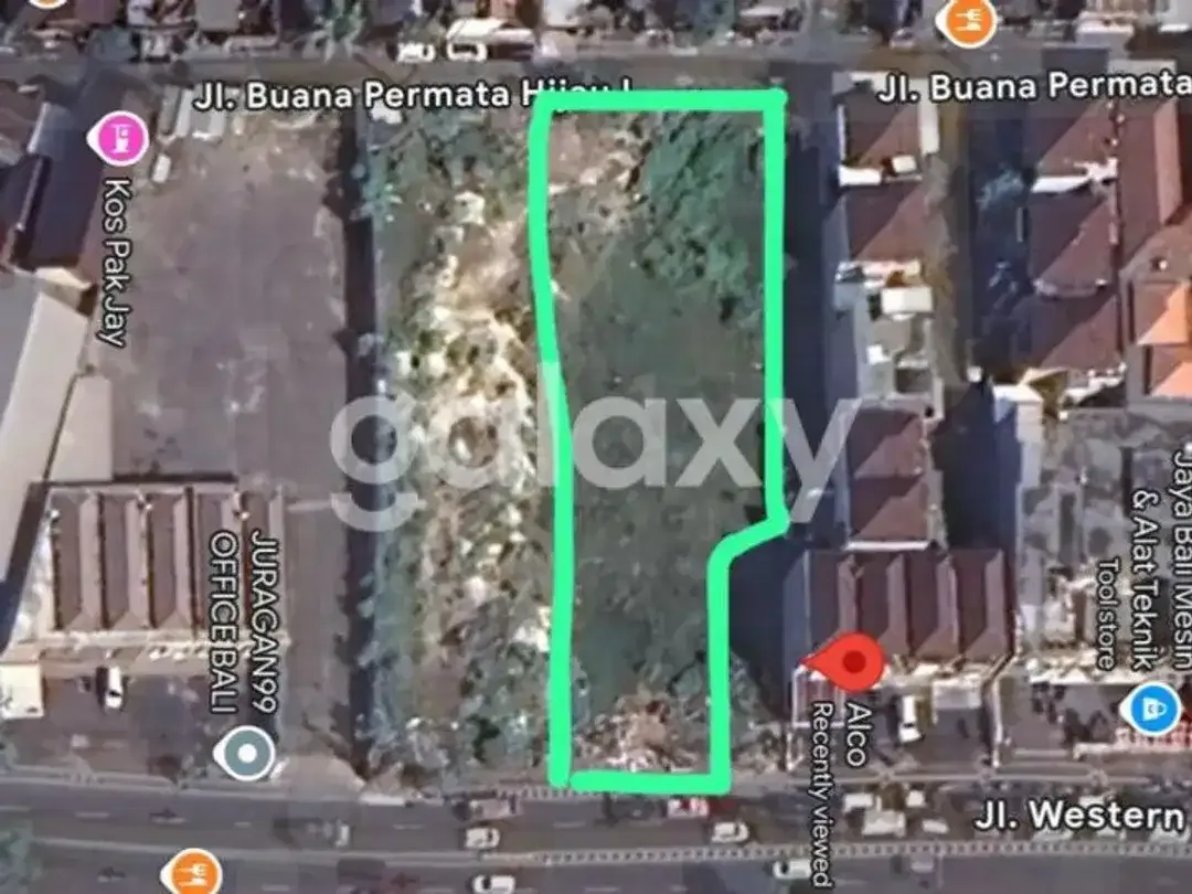 TANAH STRATEGIS JALAN UTAMA MAHENDRADATTA PADANGSAMBIAN DENPASAR, BALI - Image 2 of 2