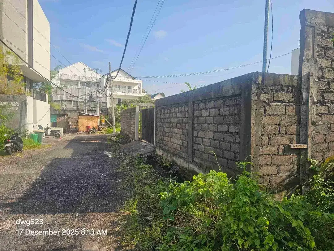 dijual tanah premium lingkungan villa lokasi brawa canggu - Image 4 of 5