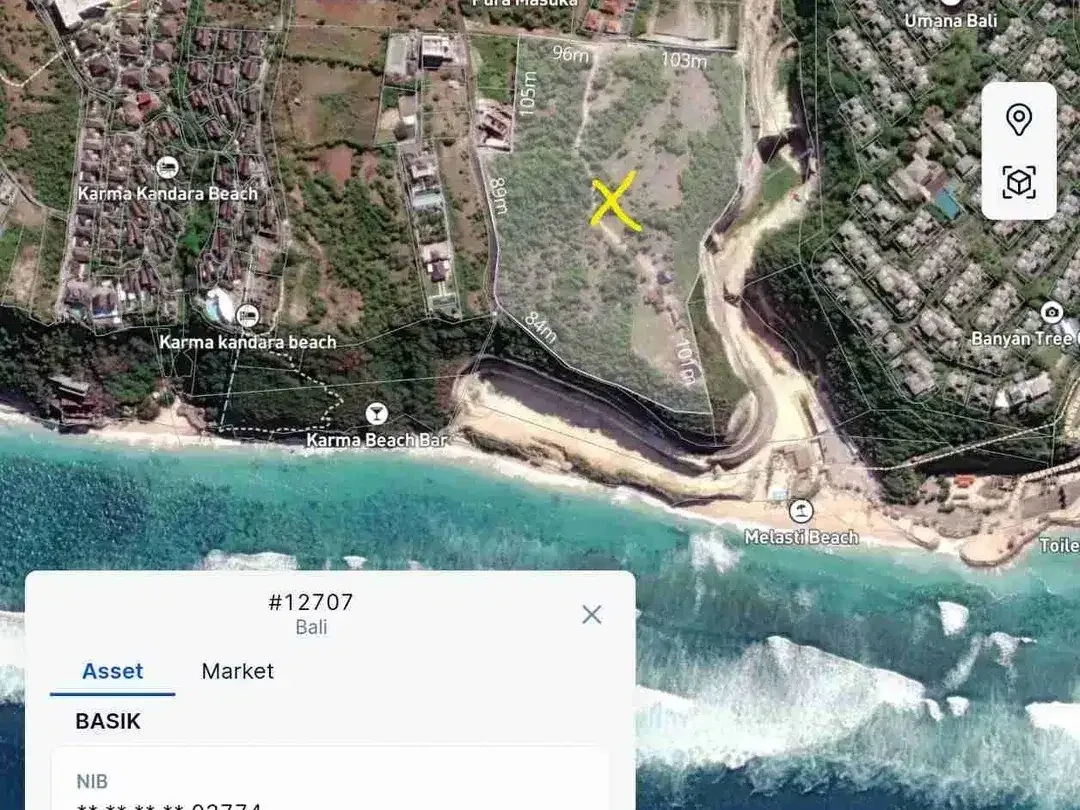 Tanah Tebing Pantai Melasti Dekat Karma Kandara - Image 10 of 10