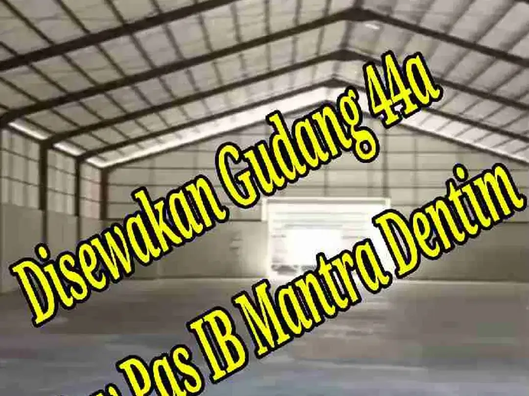 Disewakan Gudang 44a di Jl. By Pass Ida Bagus Mantra Biaung,
Kesiman Denpasar Timur Bali - Image 1 of 10