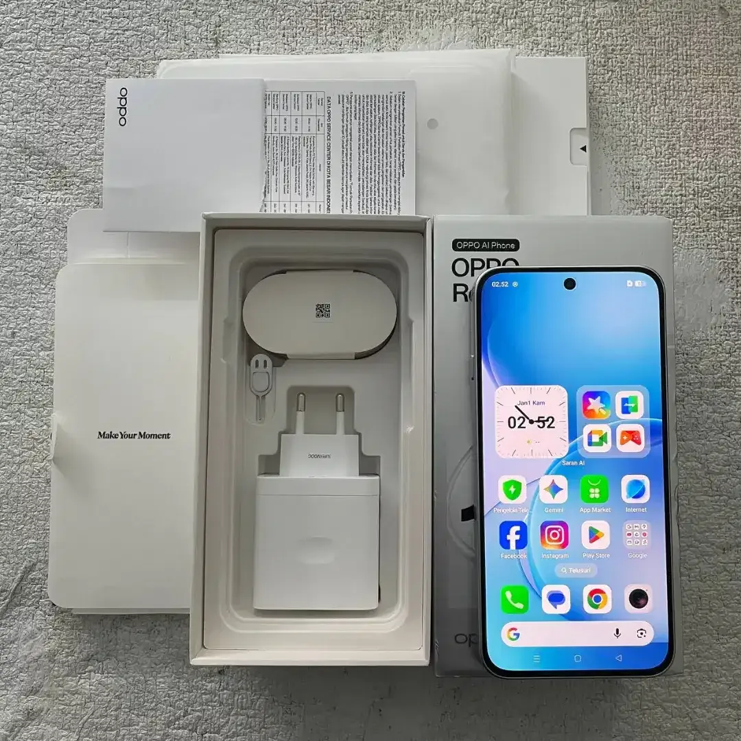 Oppo Reno 16F 5G Warna Putih Bimasakti 8/256GB - Image 2 of 5