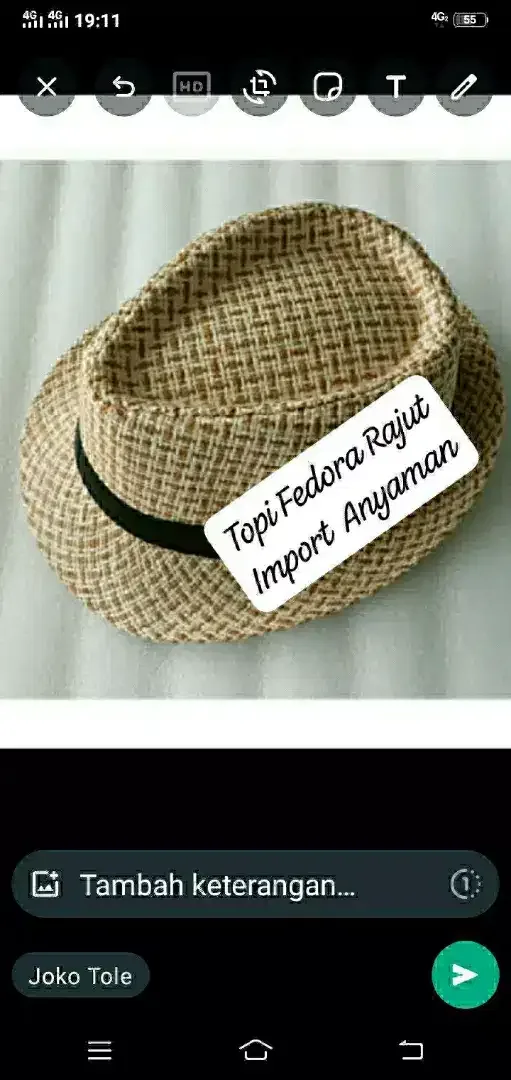 Topi Fedora dan Tompi Jazz - Image 9 of 10
