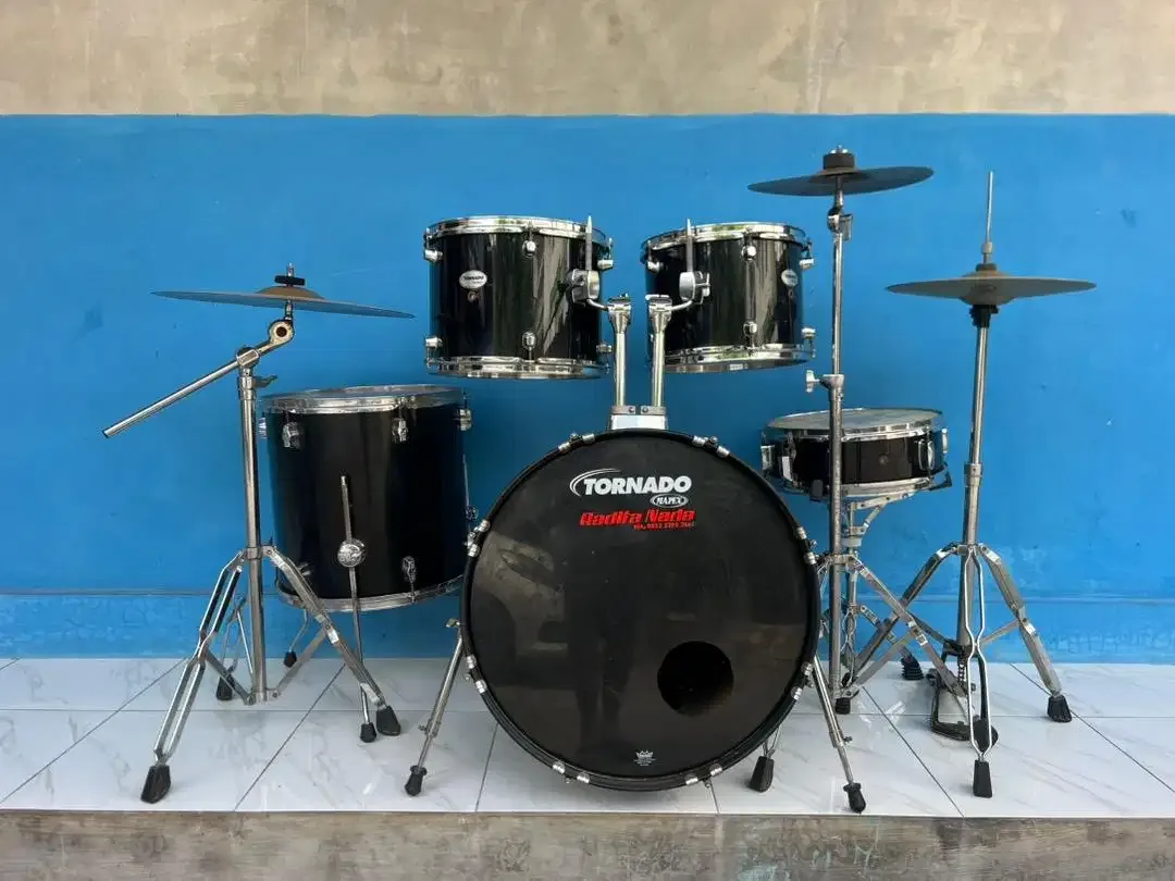 Drum mapex tornado full set simbal - Image 2 of 3