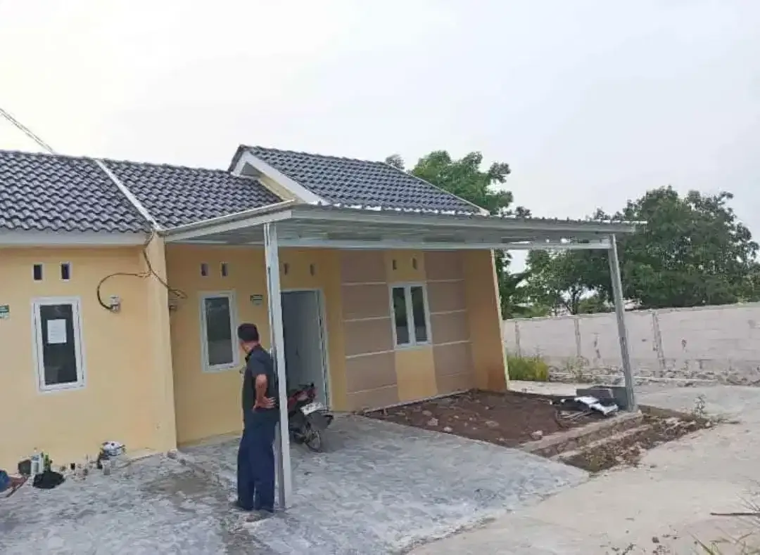 KANOPI berkualitas bagus murah baja ringan terpasang - Image 9 of 10