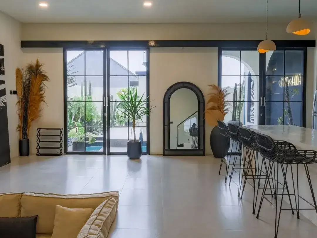For Rent Modern 2 Bedrooms Villa - Tibubeneng Canggu Close To Berawa With Rooftop Views - Image 3 of 10