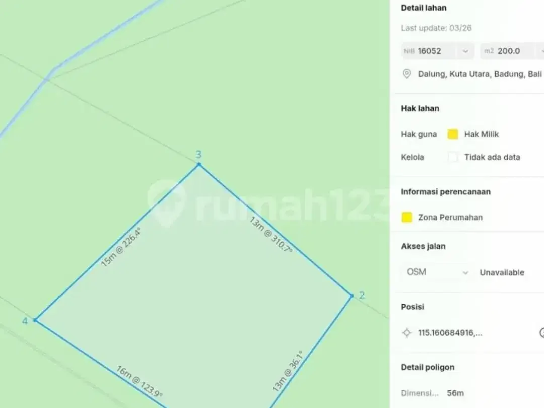Land For Lease At Betaka - Padonan Suitable For Building Villa - Image 2 of 5