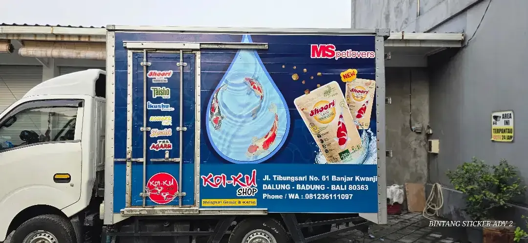 Siap melayani pemasangan sticker mobil box stiker cutting ada sandblas - Image 2 of 2