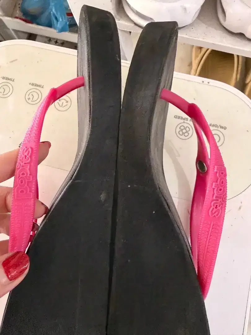 For Sale Preloved Sandal Wedged Popits Original Counter sixe M - Image 4 of 7