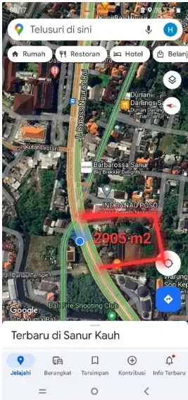 tanah 29 are di jl. Bypass Sanur - Image 6 of 9