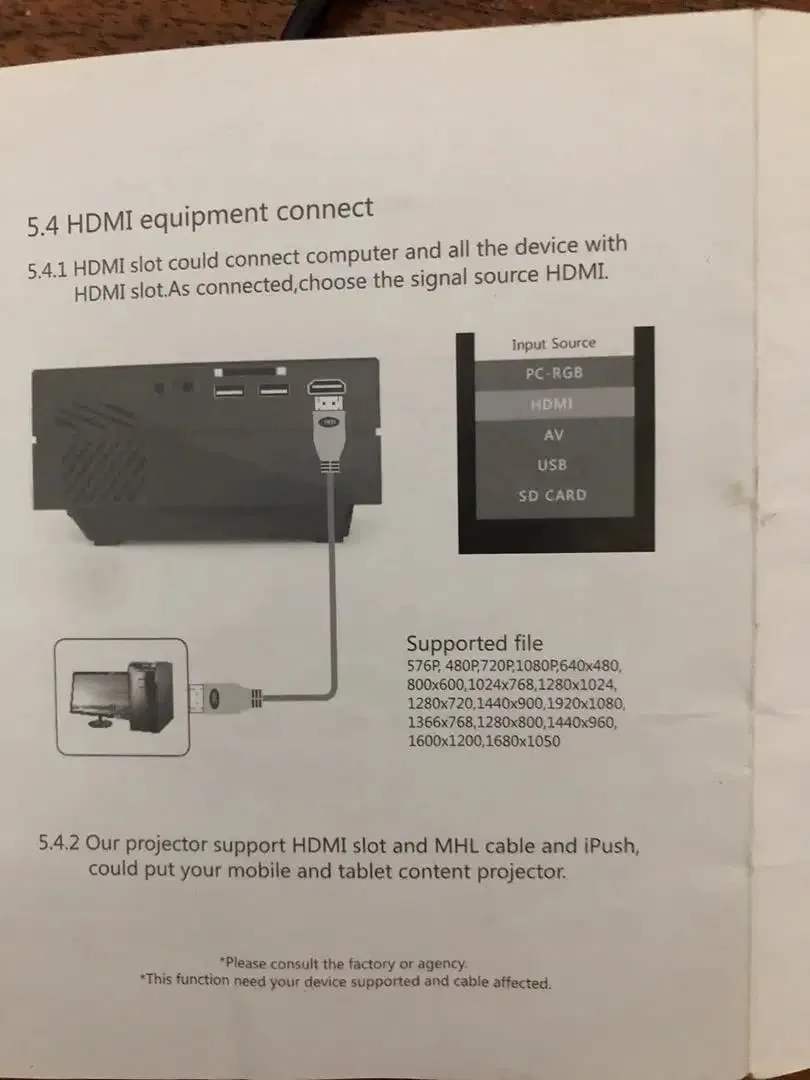 proyektor hd 1000lumenz - Image 8 of 10